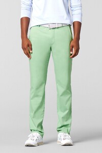 Meyer Roma Fine Uni Color Ultralight Cotton Texture Two-Way Stretch Broek Licht Groen