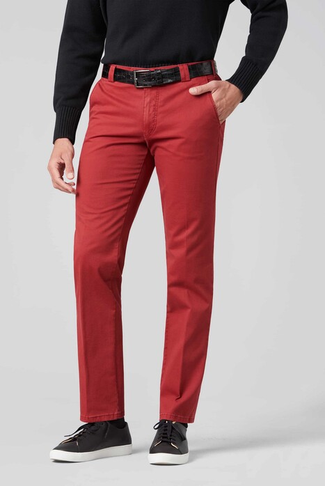 Meyer Roma Soft Organic Cotton 2-Way-Stretch Pants Red