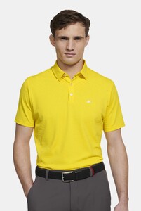 Meyer Rory High Performance Piqué Look Texture Polo Geel