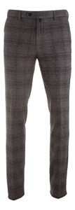 Meyer Silver Check Pants Dark Gray