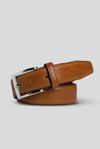 Meyer Stretch Leather Uni Color Belt Light Brown