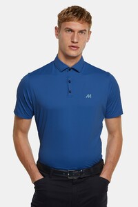Meyer Tiger Active Tech High Performance Jersey Look Polo Blauw