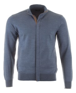 Paul & Shark Alcantara Details Summer Wool Vest Infinity Blue