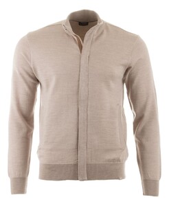 Paul & Shark Alcantara Details Summer Wool Vest Licht Zand