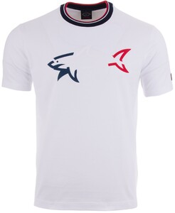 Paul & Shark Coastside Contrast T-Shirt Wit