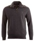 Paul & Shark Cool Touch Alcantara Contrast Pullover Anthracite Grey
