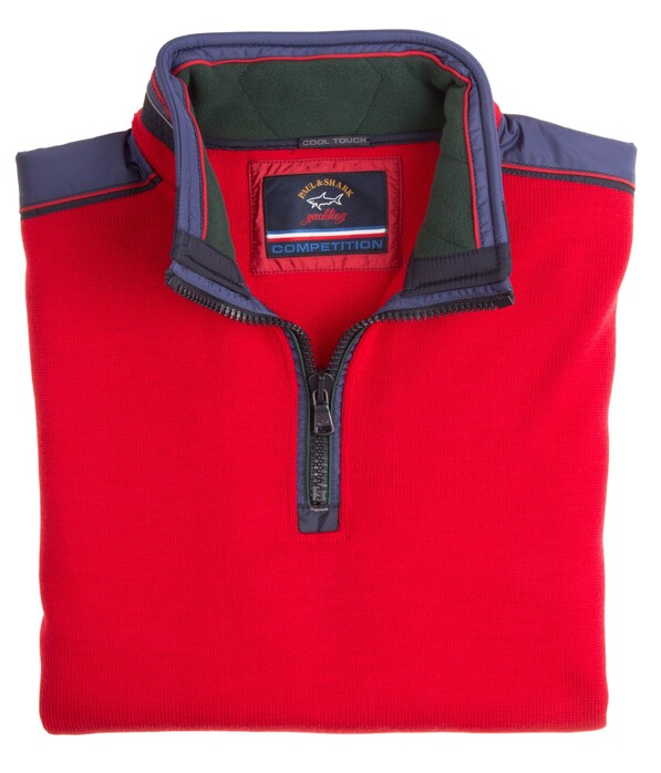Paul & Shark Cool Touch Competition Pullover Red