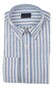 Paul & Shark Cotton Poplin Linen Look Shirt Wit - Licht Blauw
