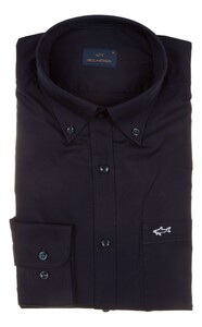 Paul & Shark Cotton Poplin Shirt Overhemd Navy Blue