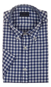 Paul & Shark Cotton Twill Shirt Overhemd Donker Blauw