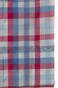 Paul & Shark Cotton Zephir Check Shirt Blauw-Fuchsia