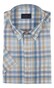 Paul & Shark Cotton Zephir Check Shirt Blue-Beige