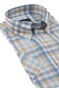 Paul & Shark Cotton Zephir Check Shirt Blue-Beige