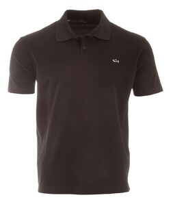 Paul & Shark Double Cotton Piqué Polo Zwart