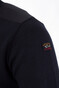 Paul & Shark Extrafine Zipper Shoulder Patches Pullover Navy
