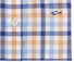 Paul & Shark Fine Contrasted Color Check Overhemd Blauw-Khaki