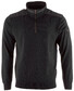 Paul & Shark Fine Leather Contrasts Pullover Black