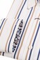 Paul & Shark Flower Contrasted Savannah Stripe Overhemd Wit-Navy