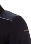 Paul & Shark Fresco Half Zip Linen Trimmings Pullover Navy