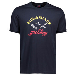 Paul & Shark Full Shark Logo T-Shirt T-Shirt Navy
