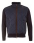 Paul & Shark Full Zip Padded Typhoon & Alcantara Cardigan Navy