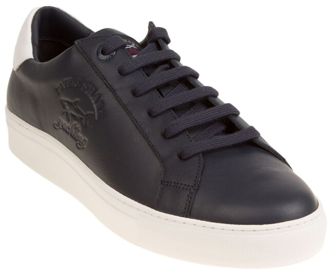 Paul & Shark Leather Crew Shoes Navy
