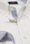 Paul & Shark Luxury Linen Lines Overhemd Wit
