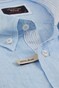 Paul & Shark Luxury Linen Lines Shirt Light Blue