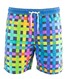 Paul & Shark Multicolor Check Swim Shorts Badmode Navy