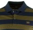 Paul & Shark Organic Cotton Double Mercerized Barstripe Polo Poloshirt Navy-Green