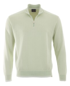 Paul & Shark Piuma Featherlight Cotton Half Zip Trui Meadow Mist
