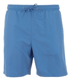 Paul & Shark Portofino Swim Shorts Reflective Logo Blue Yonder