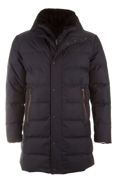 Paul & Shark Re-Goose Down Save the Sea Parka Jack Navy