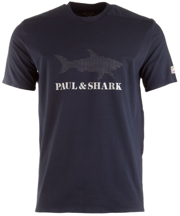 Paul & Shark Reflective Shark T-Shirt Navy