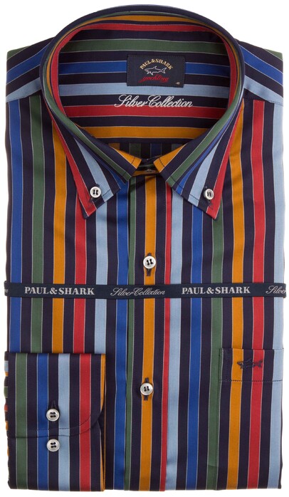 Paul & Shark Rich Stripes Overhemd Multicolor
