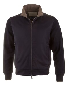 Paul & Shark Riviera Merino Fine Hybrid Loro Piana Rain System Vest Donker Blauw