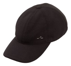 Paul & Shark Shark Fin Knit Baseball Cap Zwart