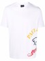 Paul & Shark Shark Print T-Shirt Wit-Multi