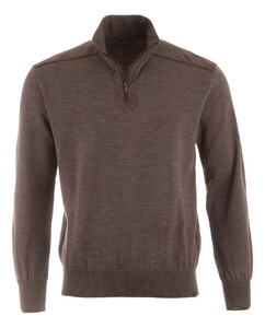 Paul & Shark Shark Tag Merino Extrafine Half Zip Pullover Falcon