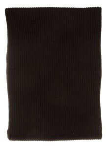 Paul & Shark Shark Tag Soft Cool Touch Wool Scarf Black