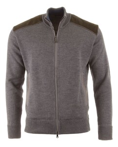 Paul & Shark Shark Tag Velvet Soft Cool Touch Wool Full Zip Vest Iron Gate