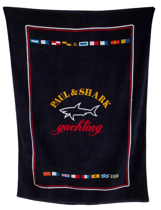 Paul & Shark Shark Yachting Bath Towel Badlaken Navy