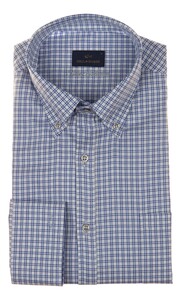 Paul & Shark Silver Collection Cotton Twill Overhemd Licht Blauw