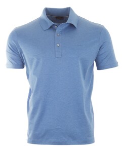 Paul & Shark Silver Collection Double Mercerised Cotton Jersey Poloshirt Blue Bonnet