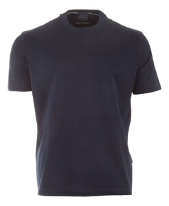 Paul & Shark Silver Collection Fine Piqué Cotton T-Shirt Dark Evening Blue
