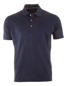 Paul & Shark Silver Collection Fine Piqué Poloshirt Dark Evening Blue