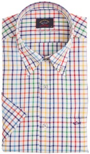 Paul & Shark Silver Collection Multicolor Check Overhemd Multicolor