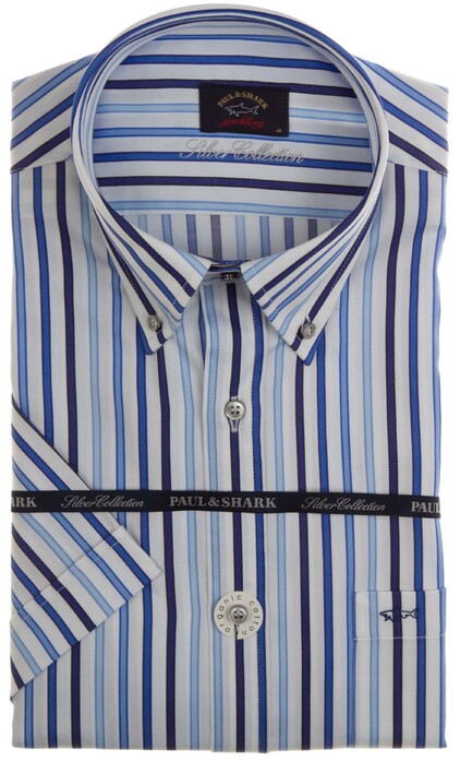 Paul & Shark Silver Collection Stripes Shirt White