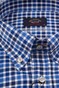Paul & Shark Silver Collection Yachting Twill Check Overhemd Blauw