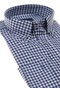 Paul & Shark Silver Cotton Satin Check Shirt Blue